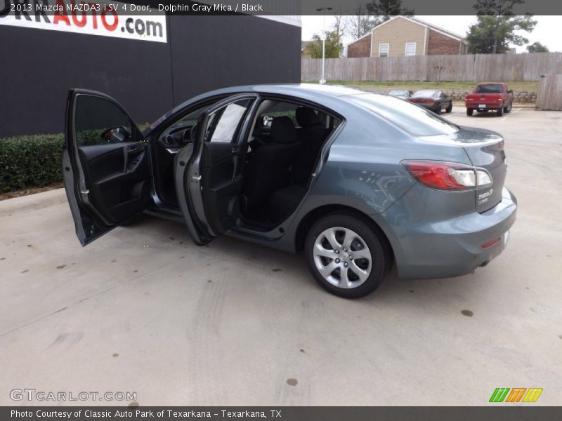 Dolphin Gray Mica / Black 2013 Mazda MAZDA3 i SV 4 Door