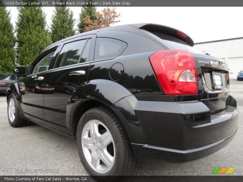 Brilliant Black Crystal Pearl / Dark Slate Gray 2009 Dodge Caliber SXT
