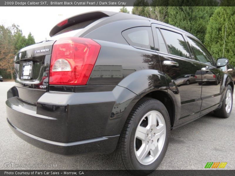 Brilliant Black Crystal Pearl / Dark Slate Gray 2009 Dodge Caliber SXT