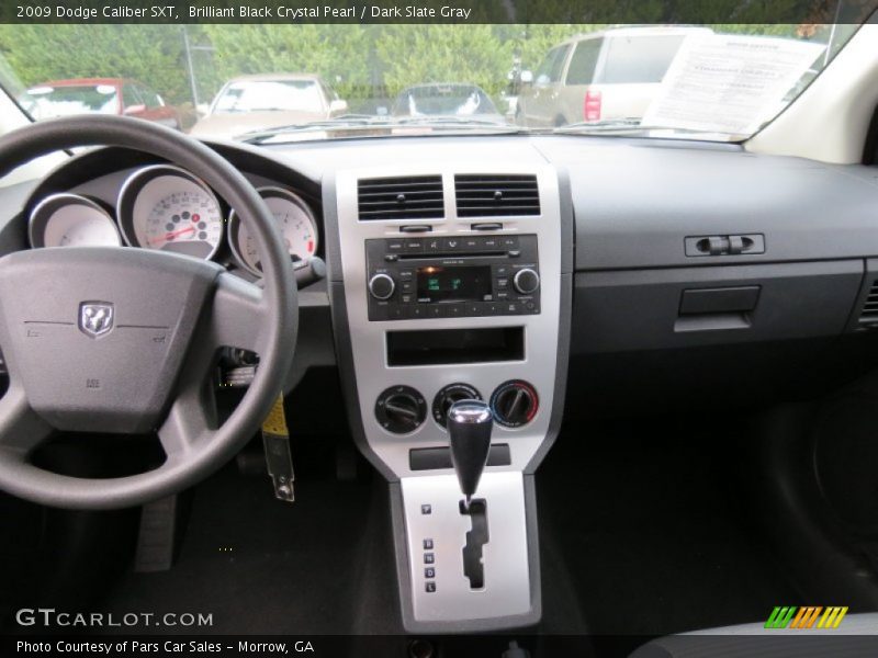 Brilliant Black Crystal Pearl / Dark Slate Gray 2009 Dodge Caliber SXT