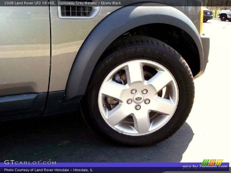 Stornoway Grey Metallic / Ebony Black 2008 Land Rover LR3 V8 HSE