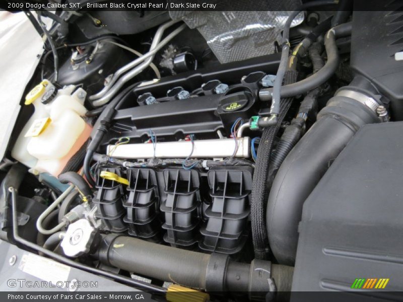 Brilliant Black Crystal Pearl / Dark Slate Gray 2009 Dodge Caliber SXT