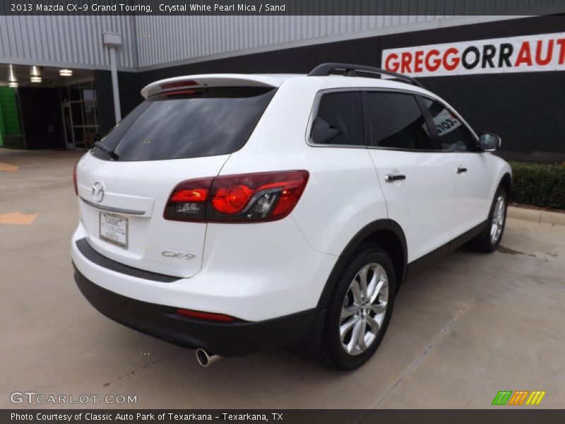 Crystal White Pearl Mica / Sand 2013 Mazda CX-9 Grand Touring