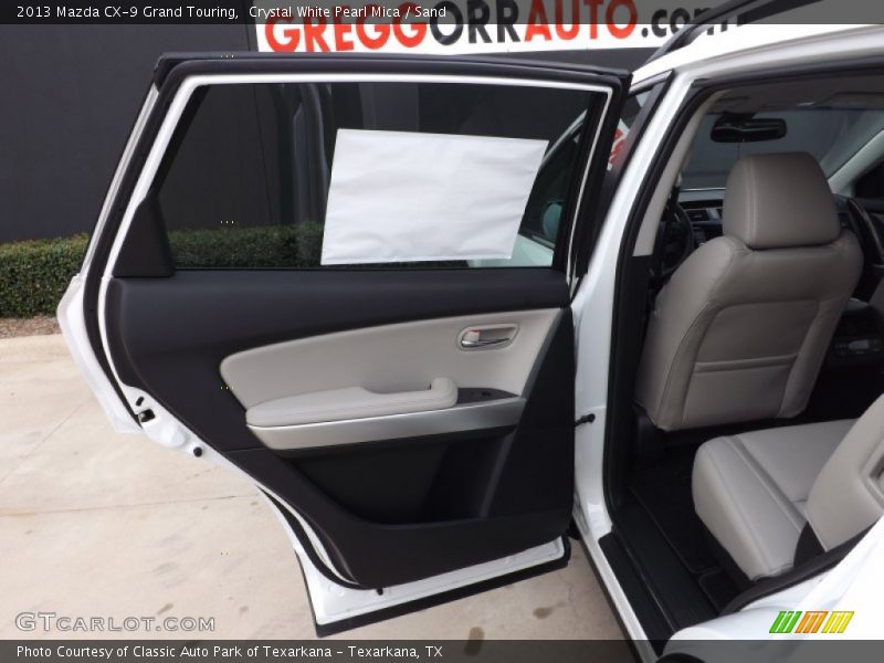 Crystal White Pearl Mica / Sand 2013 Mazda CX-9 Grand Touring