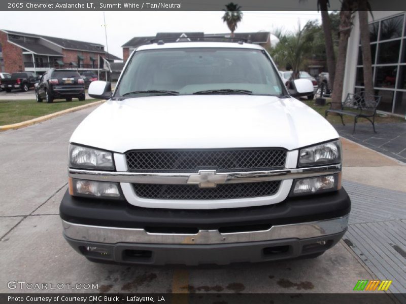 Summit White / Tan/Neutral 2005 Chevrolet Avalanche LT