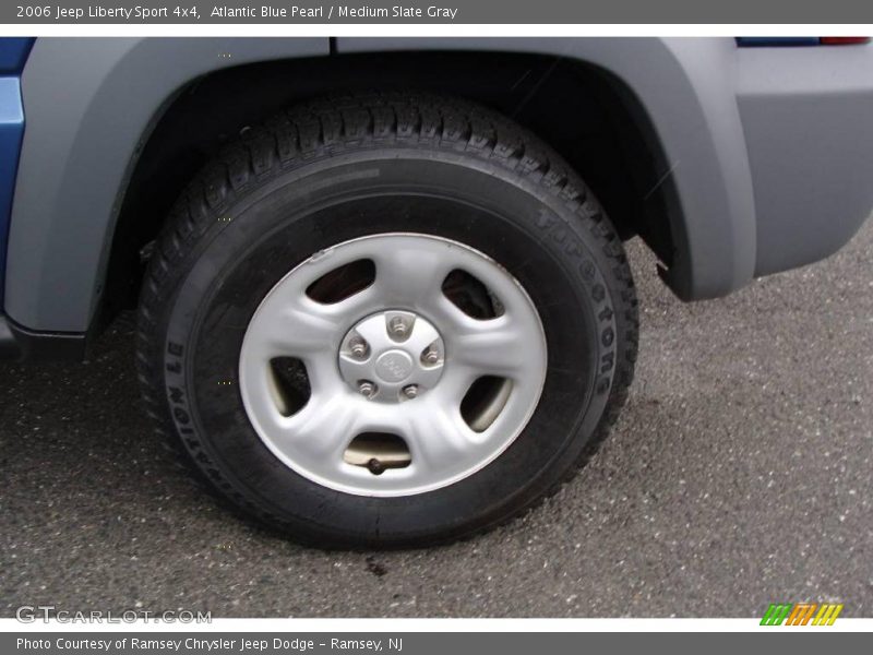 Atlantic Blue Pearl / Medium Slate Gray 2006 Jeep Liberty Sport 4x4