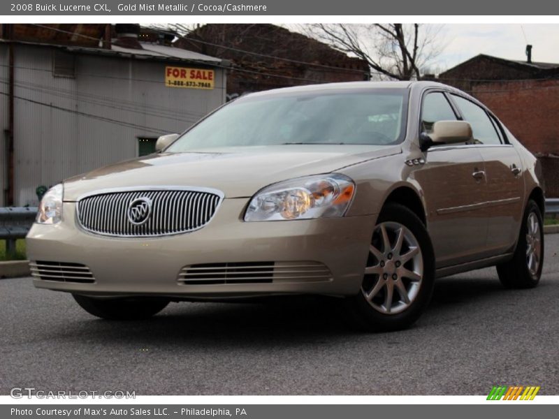 Gold Mist Metallic / Cocoa/Cashmere 2008 Buick Lucerne CXL
