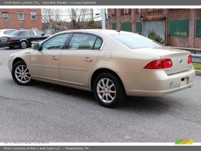 Gold Mist Metallic / Cocoa/Cashmere 2008 Buick Lucerne CXL