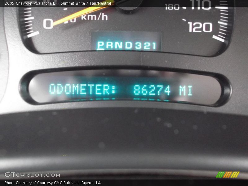 Summit White / Tan/Neutral 2005 Chevrolet Avalanche LT
