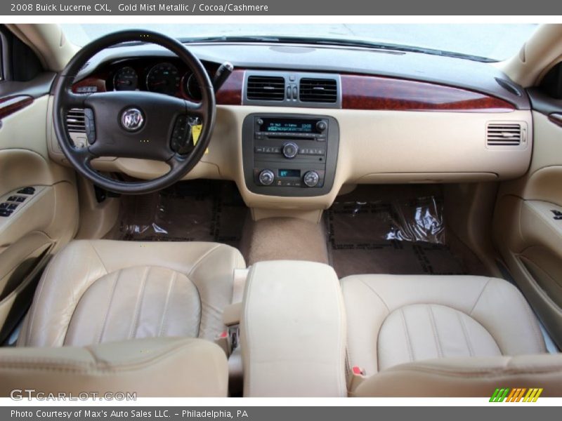 Gold Mist Metallic / Cocoa/Cashmere 2008 Buick Lucerne CXL