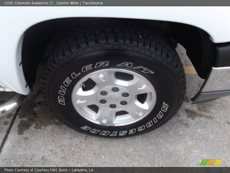 Summit White / Tan/Neutral 2005 Chevrolet Avalanche LT