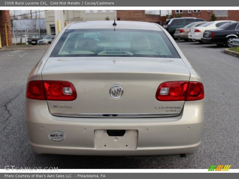 Gold Mist Metallic / Cocoa/Cashmere 2008 Buick Lucerne CXL