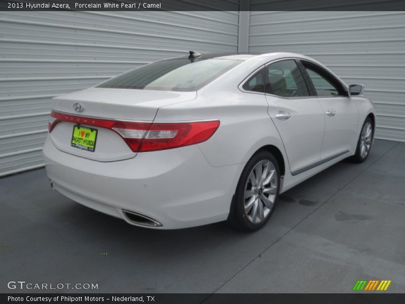 Porcelain White Pearl / Camel 2013 Hyundai Azera