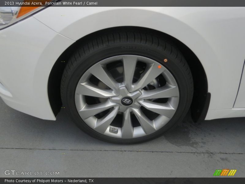 Porcelain White Pearl / Camel 2013 Hyundai Azera
