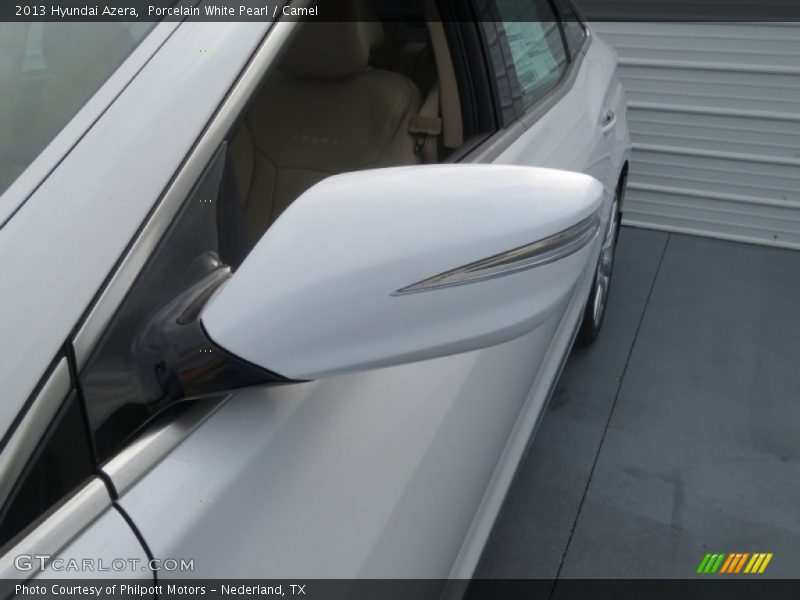 Porcelain White Pearl / Camel 2013 Hyundai Azera