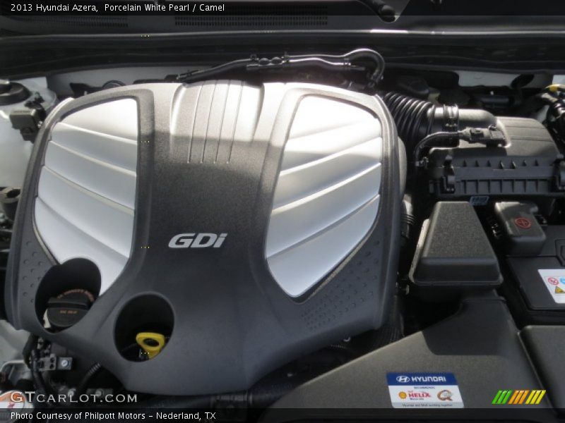 Porcelain White Pearl / Camel 2013 Hyundai Azera
