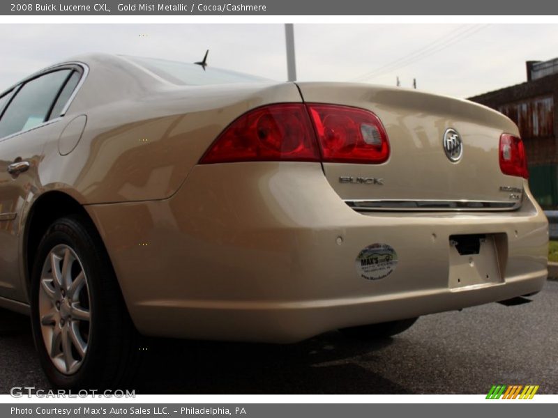 Gold Mist Metallic / Cocoa/Cashmere 2008 Buick Lucerne CXL