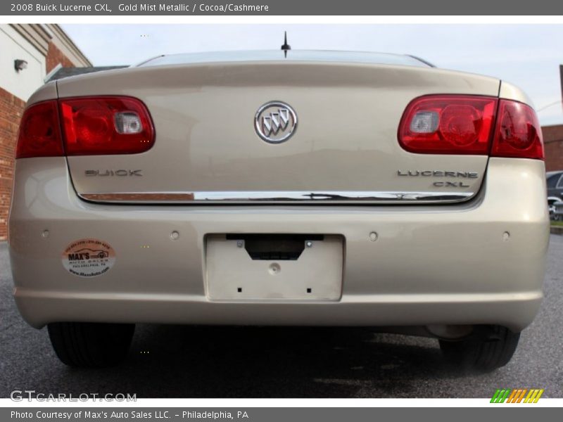 Gold Mist Metallic / Cocoa/Cashmere 2008 Buick Lucerne CXL