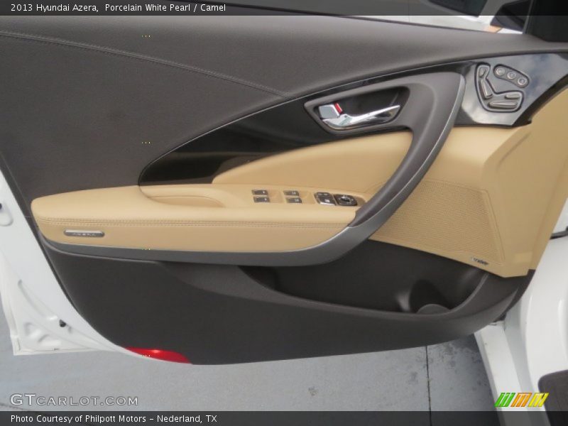 Porcelain White Pearl / Camel 2013 Hyundai Azera