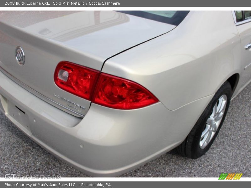 Gold Mist Metallic / Cocoa/Cashmere 2008 Buick Lucerne CXL