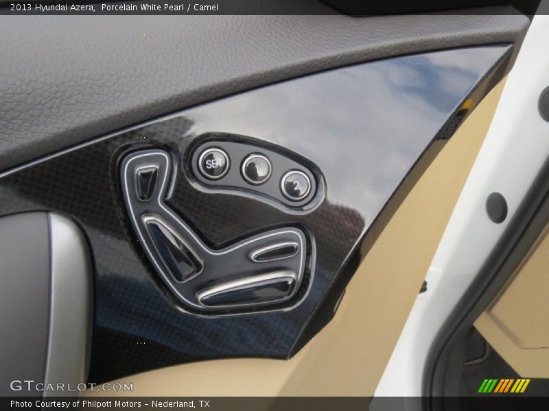 Porcelain White Pearl / Camel 2013 Hyundai Azera
