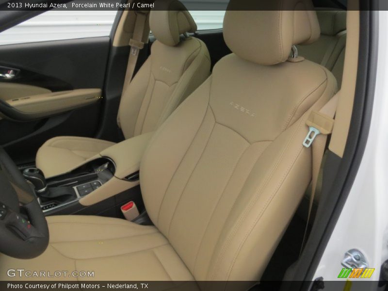 Porcelain White Pearl / Camel 2013 Hyundai Azera