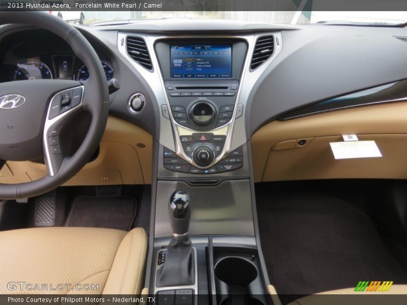 Porcelain White Pearl / Camel 2013 Hyundai Azera