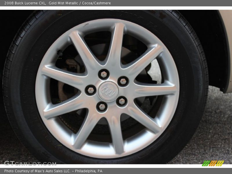 Gold Mist Metallic / Cocoa/Cashmere 2008 Buick Lucerne CXL