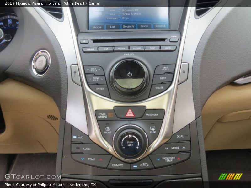 Porcelain White Pearl / Camel 2013 Hyundai Azera