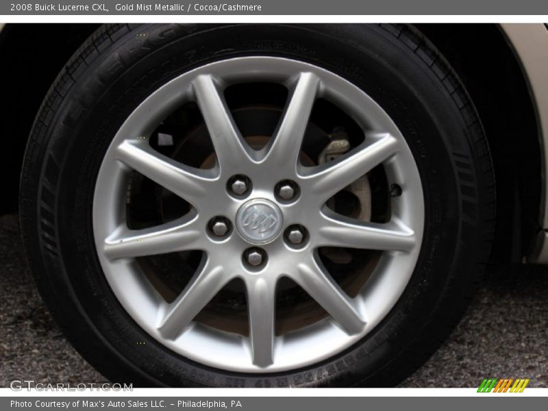 Gold Mist Metallic / Cocoa/Cashmere 2008 Buick Lucerne CXL