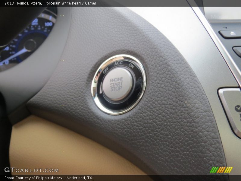 Porcelain White Pearl / Camel 2013 Hyundai Azera