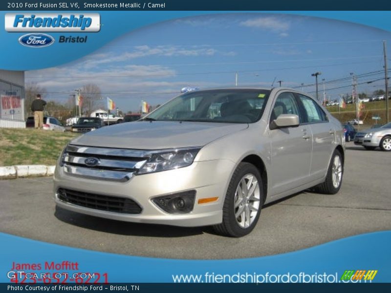 Smokestone Metallic / Camel 2010 Ford Fusion SEL V6