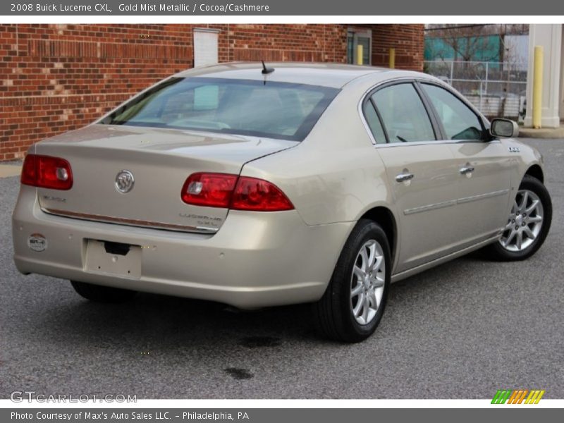 Gold Mist Metallic / Cocoa/Cashmere 2008 Buick Lucerne CXL