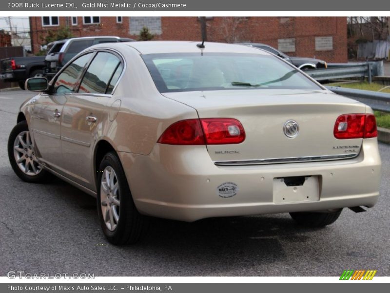 Gold Mist Metallic / Cocoa/Cashmere 2008 Buick Lucerne CXL