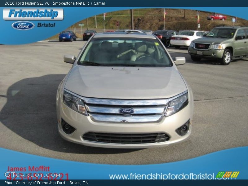 Smokestone Metallic / Camel 2010 Ford Fusion SEL V6