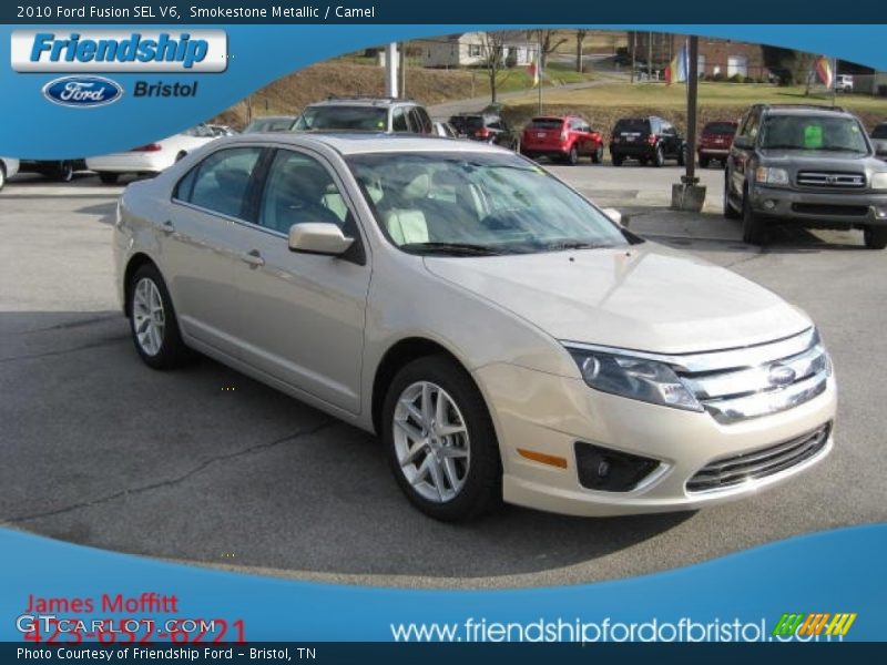 Smokestone Metallic / Camel 2010 Ford Fusion SEL V6