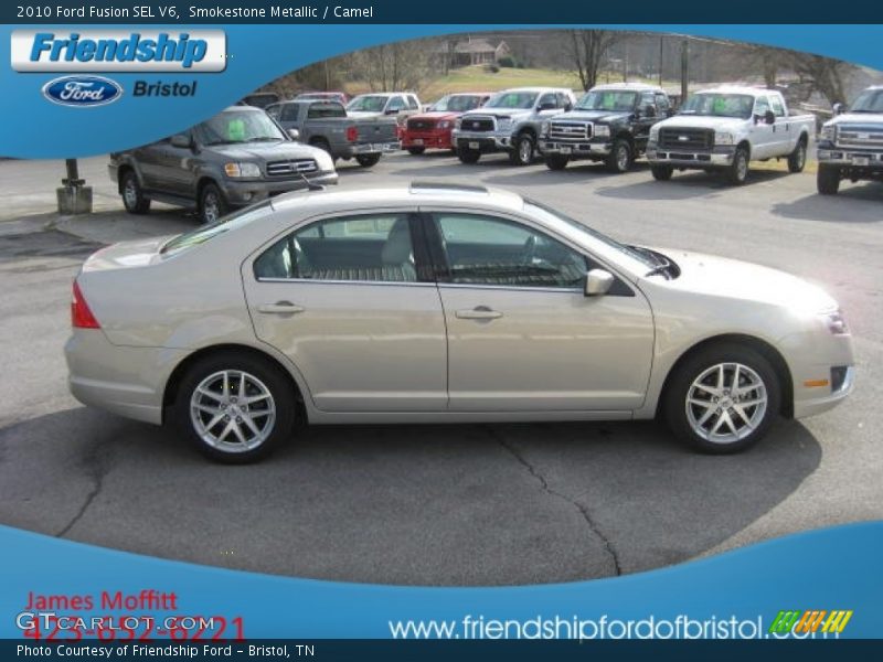 Smokestone Metallic / Camel 2010 Ford Fusion SEL V6