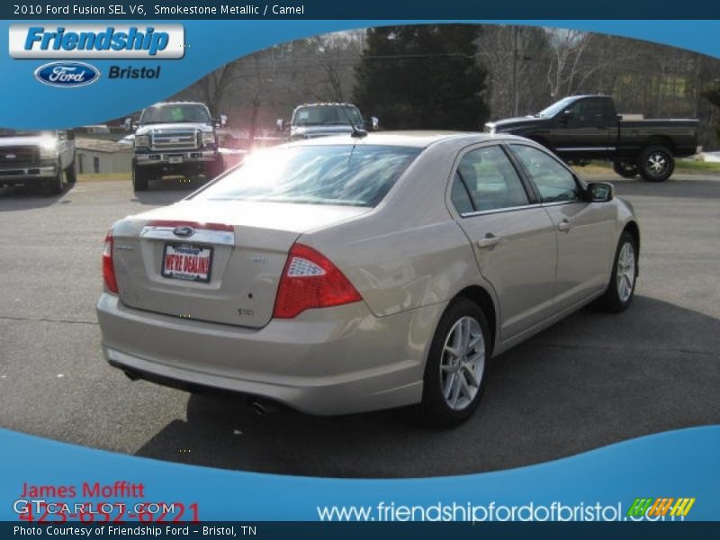 Smokestone Metallic / Camel 2010 Ford Fusion SEL V6