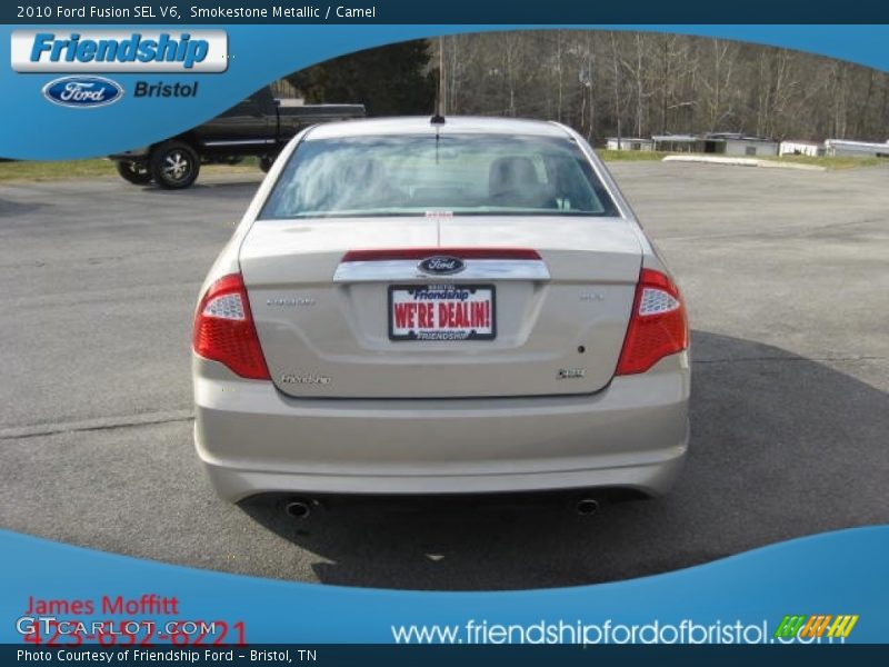 Smokestone Metallic / Camel 2010 Ford Fusion SEL V6