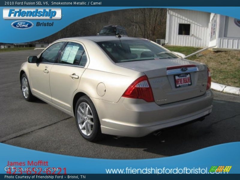 Smokestone Metallic / Camel 2010 Ford Fusion SEL V6