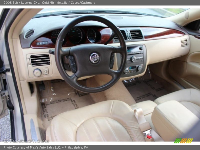 Gold Mist Metallic / Cocoa/Cashmere 2008 Buick Lucerne CXL