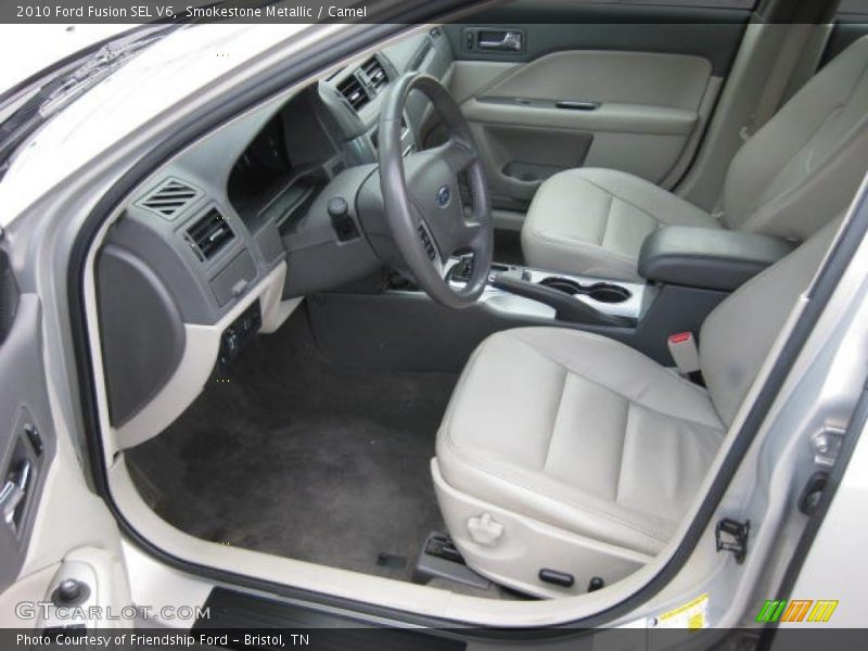 Smokestone Metallic / Camel 2010 Ford Fusion SEL V6