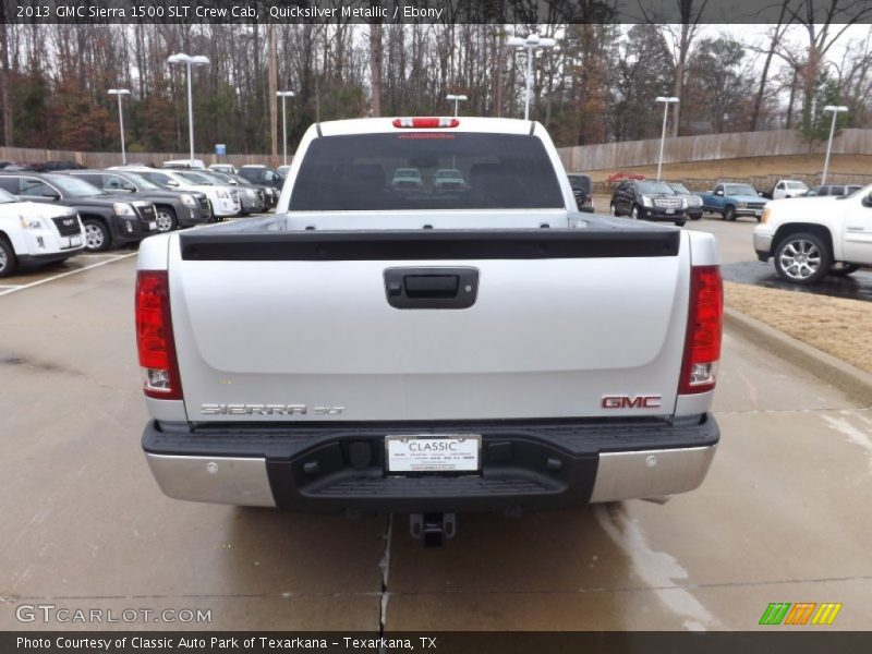 Quicksilver Metallic / Ebony 2013 GMC Sierra 1500 SLT Crew Cab