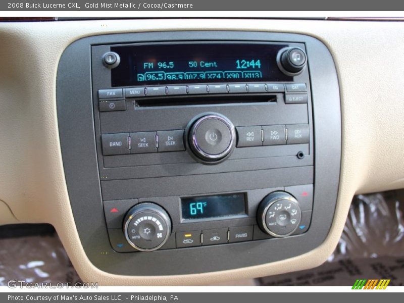 Gold Mist Metallic / Cocoa/Cashmere 2008 Buick Lucerne CXL