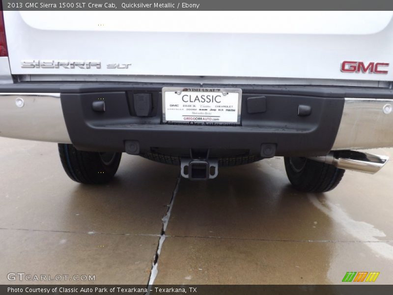 Quicksilver Metallic / Ebony 2013 GMC Sierra 1500 SLT Crew Cab