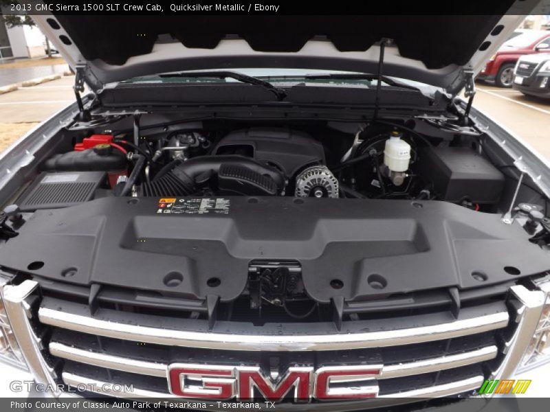 Quicksilver Metallic / Ebony 2013 GMC Sierra 1500 SLT Crew Cab