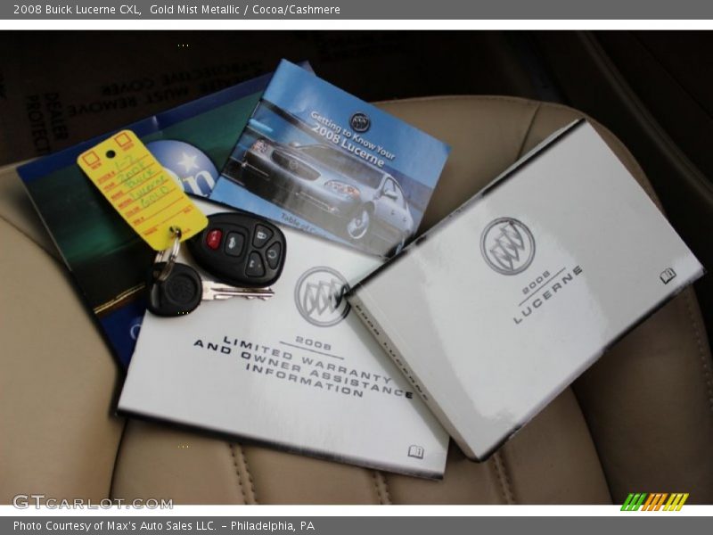 Gold Mist Metallic / Cocoa/Cashmere 2008 Buick Lucerne CXL