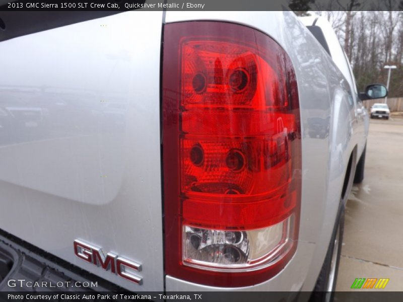 Quicksilver Metallic / Ebony 2013 GMC Sierra 1500 SLT Crew Cab