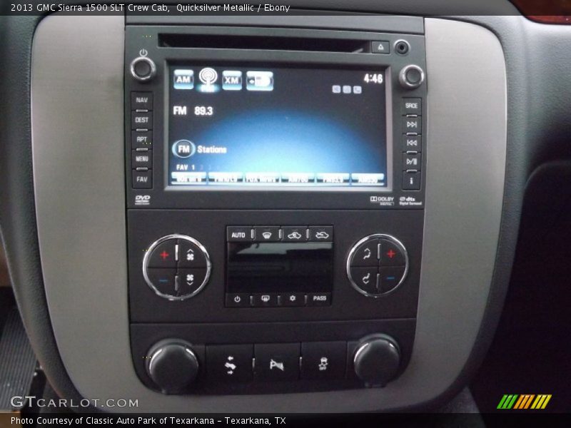 Quicksilver Metallic / Ebony 2013 GMC Sierra 1500 SLT Crew Cab