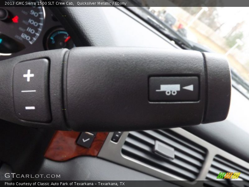 Quicksilver Metallic / Ebony 2013 GMC Sierra 1500 SLT Crew Cab